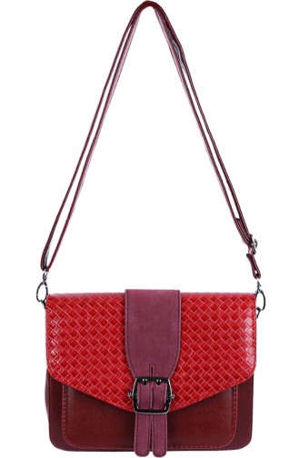 Claret red Shoulder Bag 42606D-03
