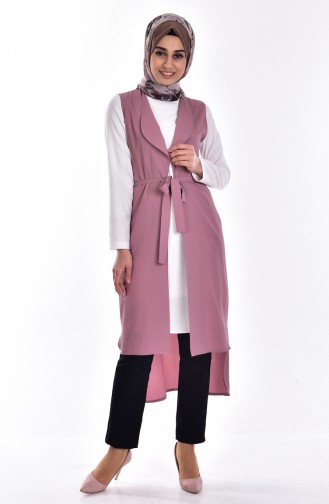 BENGISU Vest Tunic Double Suit 6012-07 Dried Rose 6012-07
