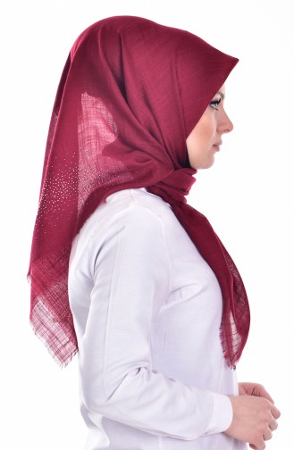 Leinen Kopftuch 503124-08 Kirsche 08