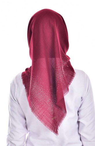 Leinen Kopftuch 503124-08 Kirsche 08