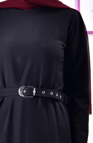 Black Hijab Dress 0547-08