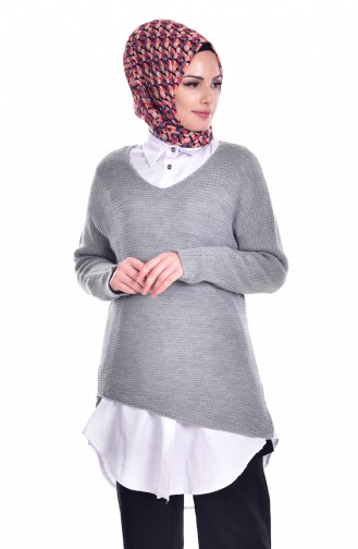 Pull Tricot 1010-06 Gris 1010-06