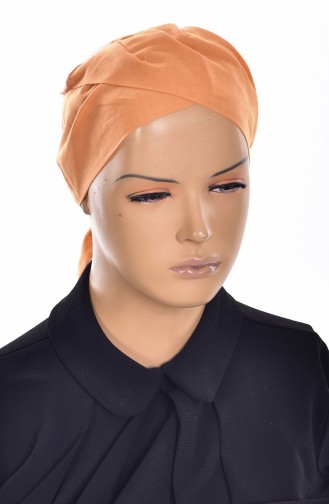 Bonnet Bandana Couleur Unie-07 Moutarde 07
