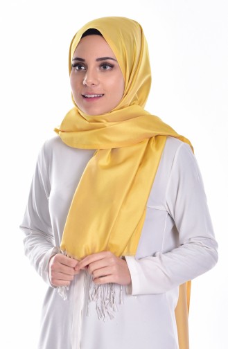 Lemon Yellow Shawl 12