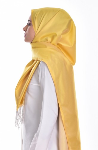 Lemon Yellow Shawl 12