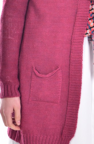 Knitwear Sweater with Pockets 2010-03 Damson 2010-03