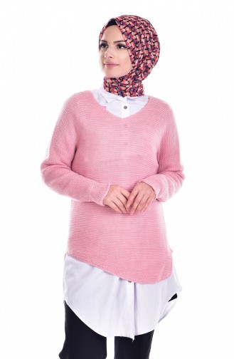 Pull Tricot 1010-04 Rose 1010-04