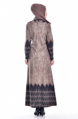 Mink Hijab Dress 5102-01