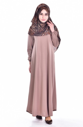 Mink Hijab Dress 0006-13