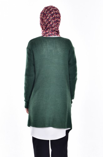 Pockets Trikcot Cardigan 2010-02 Emerald Green 2010-02