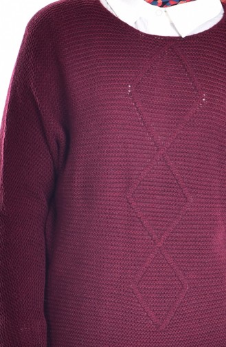 Claret Red Sweater 1014-02