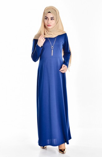 Indigo Hijab Dress 0093-02
