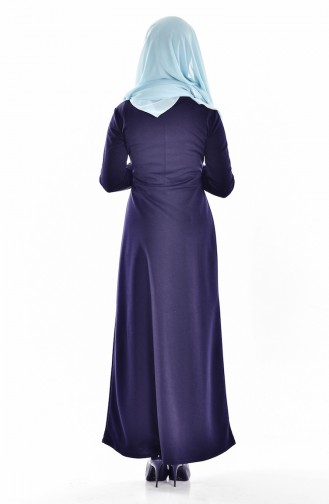 فستان أزرق كحلي 0093-05