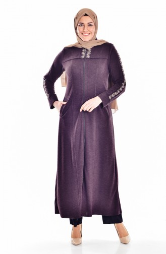 Purple Abaya 1802-02