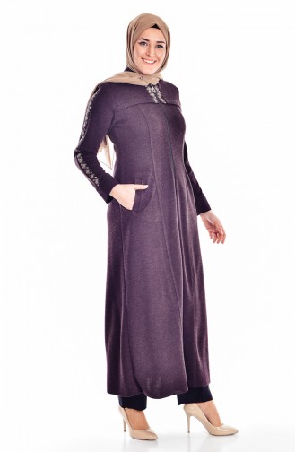 Purple Abaya 1802-02