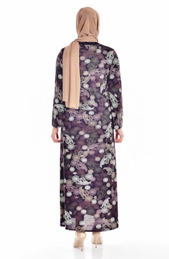 Black Hijab Dress 0110-01