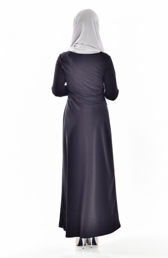 Black Hijab Dress 0093-04