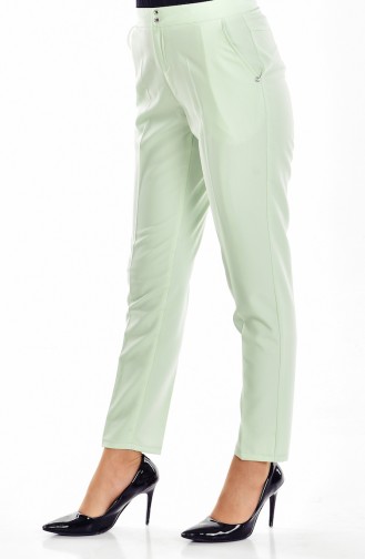 Pantalon coupe droite 2078-05 Vert eau 2078-05