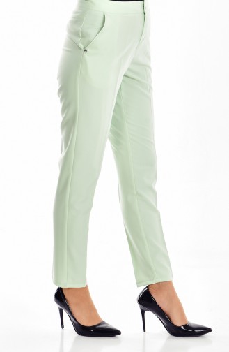 Pantalon coupe droite 2078-05 Vert eau 2078-05