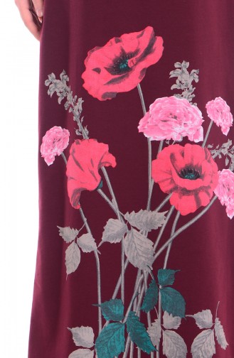 Two Thread Dress with Print 2780-15 Cherry 2780-15