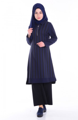 Navy Blue Tuniek 0108-01