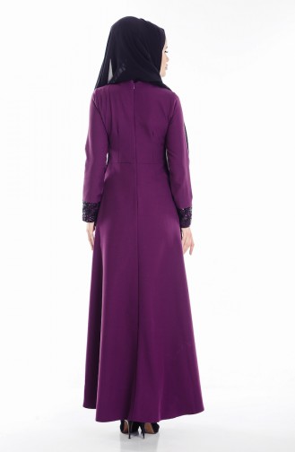 Purple İslamitische Avondjurk 1958-02