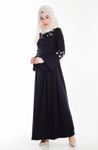 فستان أسود 8015-05