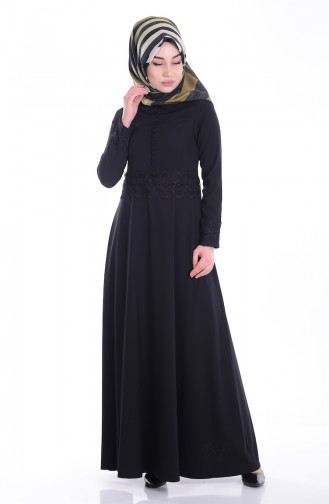 Lace Dress 1001-01 Black 1001-01