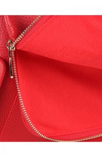 بيفرلي هيلز بولو كلوب حقيبة كتف نسائية 650 BHP0724-01 لون أحمر 650BHP0724