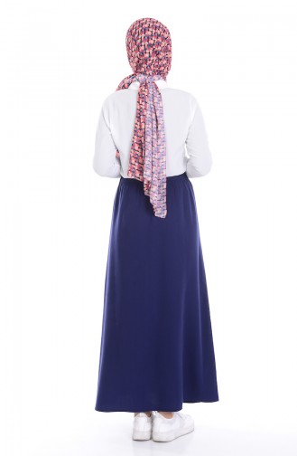 Navy Blue Skirt 1005-01
