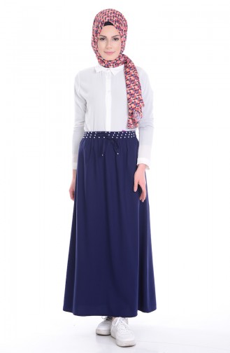 Navy Blue Skirt 1007-02