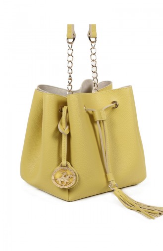 Beverly Hills Polo Club Women´s Shoulder Bag  650BHP0701-01 Yellow 650BHP0701