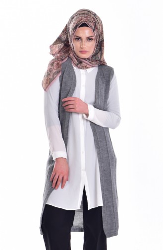 Triko Yelek 1106-06 Gri