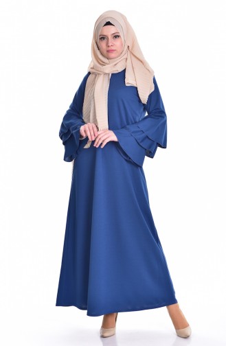Indigo Hijab Dress 0032-04