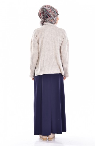 Navy Blue Skirt 3086-03
