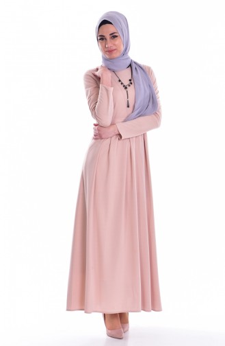 Powder Hijab Dress 5000-01