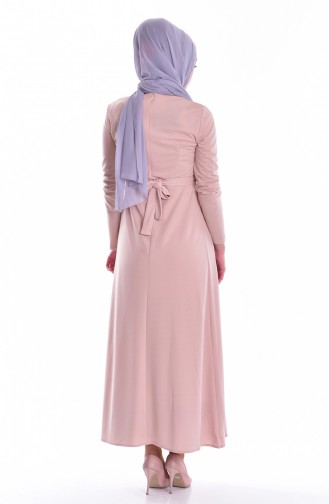 Powder Hijab Dress 5000-01
