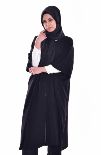 Button Poncho 4029-04 Black 4029-04