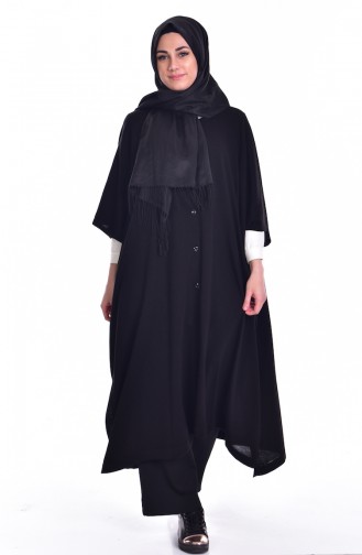 Black Poncho 4029-04