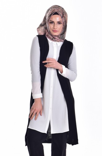 Knitwear Vest 1106-02 Black 1106-02