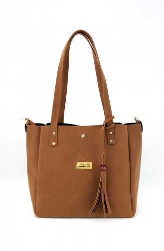 Brown Shoulder Bags 10356KA
