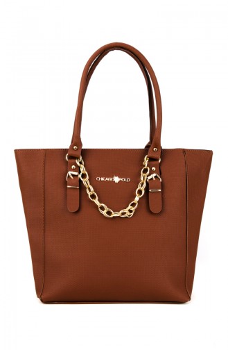 Brown Shoulder Bags 10283KA