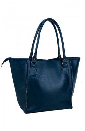 Navy Blue Shoulder Bags 10348LA