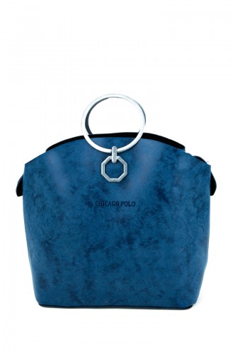 Navy Blue Shoulder Bags 10352LA
