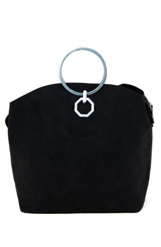 Black Shoulder Bag 10352SI