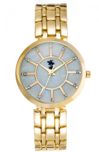 Golden Wrist Watch 17091