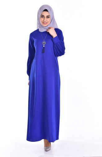 Saxe Hijab Dress 0141-05
