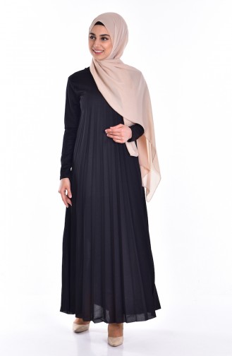 Black Hijab Dress 2145-01
