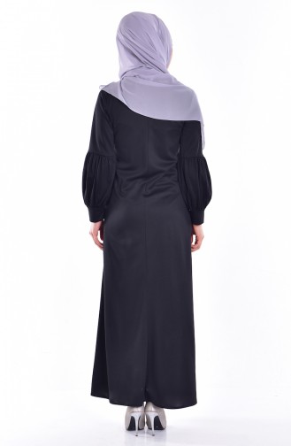 Black Hijab Dress 0141-04
