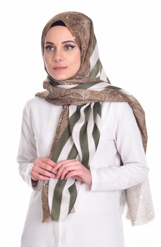 Oil Green Shawl 0122-08